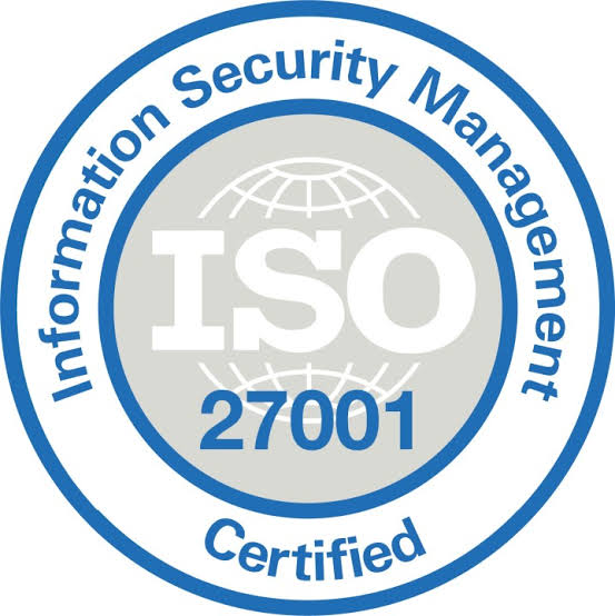 ISO 27001 Information Security certified